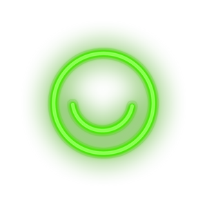 green ello social network brand logo led neon factory