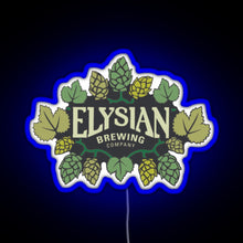 Load image into Gallery viewer, Elysian Brewing RGB neon sign blue