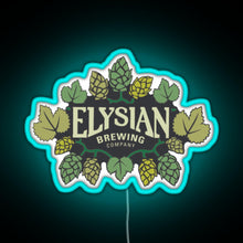 Load image into Gallery viewer, Elysian Brewing RGB neon sign lightblue 