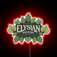 Load image into Gallery viewer, Elysian Brewing RGB neon sign red