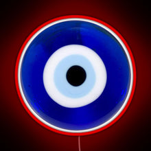 Load image into Gallery viewer, evil eye RGB neon sign red