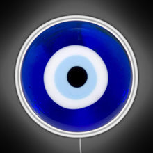 Load image into Gallery viewer, evil eye RGB neon sign white 