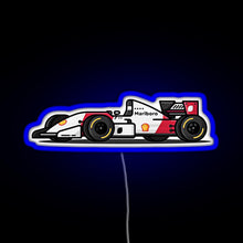 Load image into Gallery viewer, F1 car RGB neon sign blue
