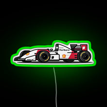 Load image into Gallery viewer, F1 car RGB neon sign green
