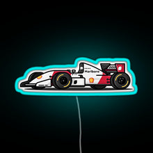 Load image into Gallery viewer, F1 car RGB neon sign lightblue 