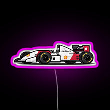 Load image into Gallery viewer, F1 car RGB neon sign  pink