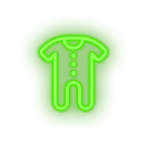 green family onesie child children care clothing kid clothes baby led neon factory