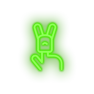 green family toys finger children play hand child kid baby toy led neon factory