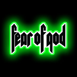 fear of god neon