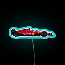 Load image into Gallery viewer, Ferrari 2022 RGB neon sign lightblue 
