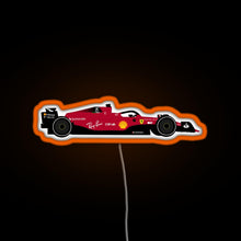 Load image into Gallery viewer, Ferrari 2022 RGB neon sign orange
