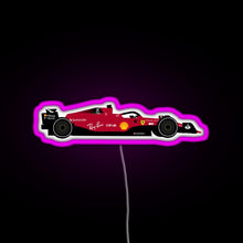 Load image into Gallery viewer, Ferrari 2022 RGB neon sign  pink