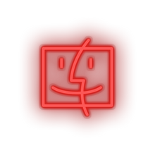 Load image into Gallery viewer, red finder social network brand logo led neon factory