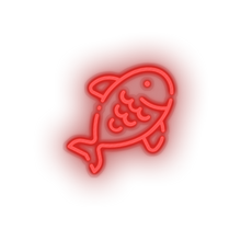 Load image into Gallery viewer, red fish led animal beach fish holiday seafood summer vacation neon factory