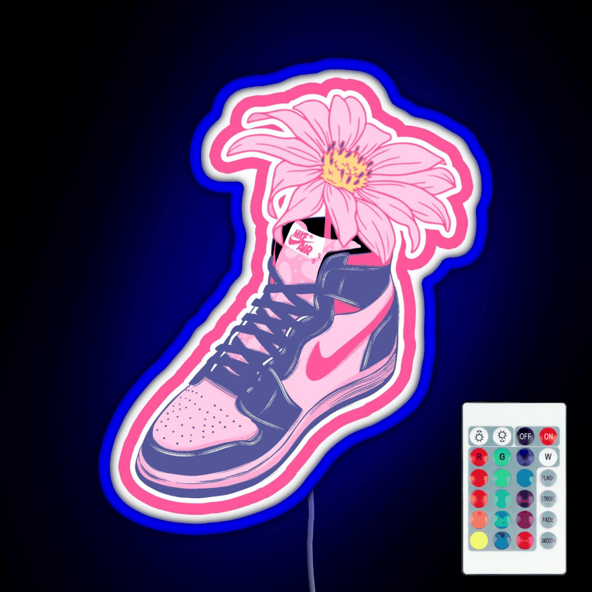 Flower Shoe Rgb Neon Sign – Neon Factory