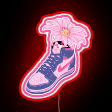 Load image into Gallery viewer, Flower Shoe RGB neon sign red