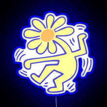 Load image into Gallery viewer, Flowerhead RGB neon sign blue