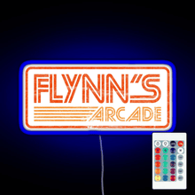 Load image into Gallery viewer, Flynn s Arcade 80s Retro RGB neon sign remote