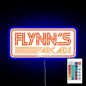 Flynn s Arcade 80s Retro RGB neon sign remote