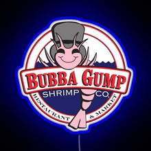 Load image into Gallery viewer, Forrest Gump Bubba Gump Shrimp Co RGB neon sign blue