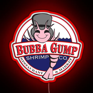 Forrest Gump Bubba Gump Shrimp Co RGB neon sign red