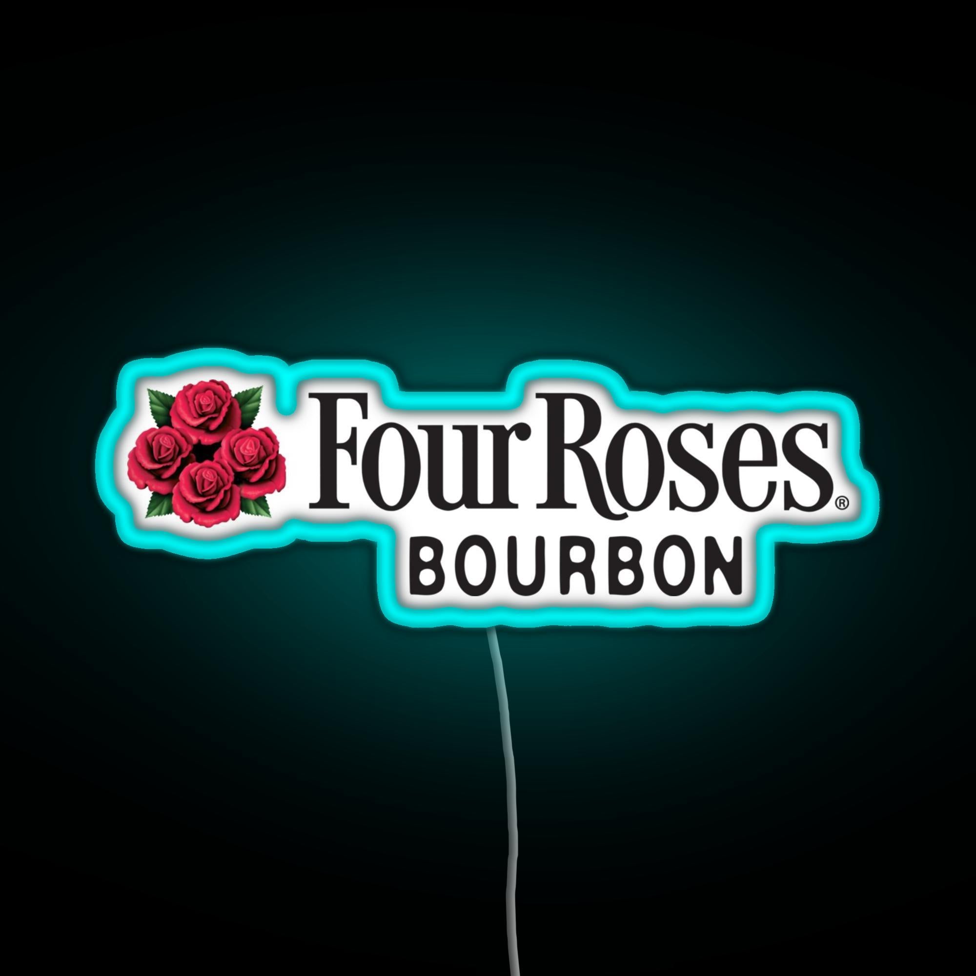 Four Roses Bourbon RGB neon sign