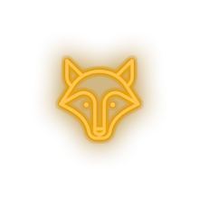 Load image into Gallery viewer, warm_white fox led animal carnivore cartoon fauna fox wolf zoo neon factory
