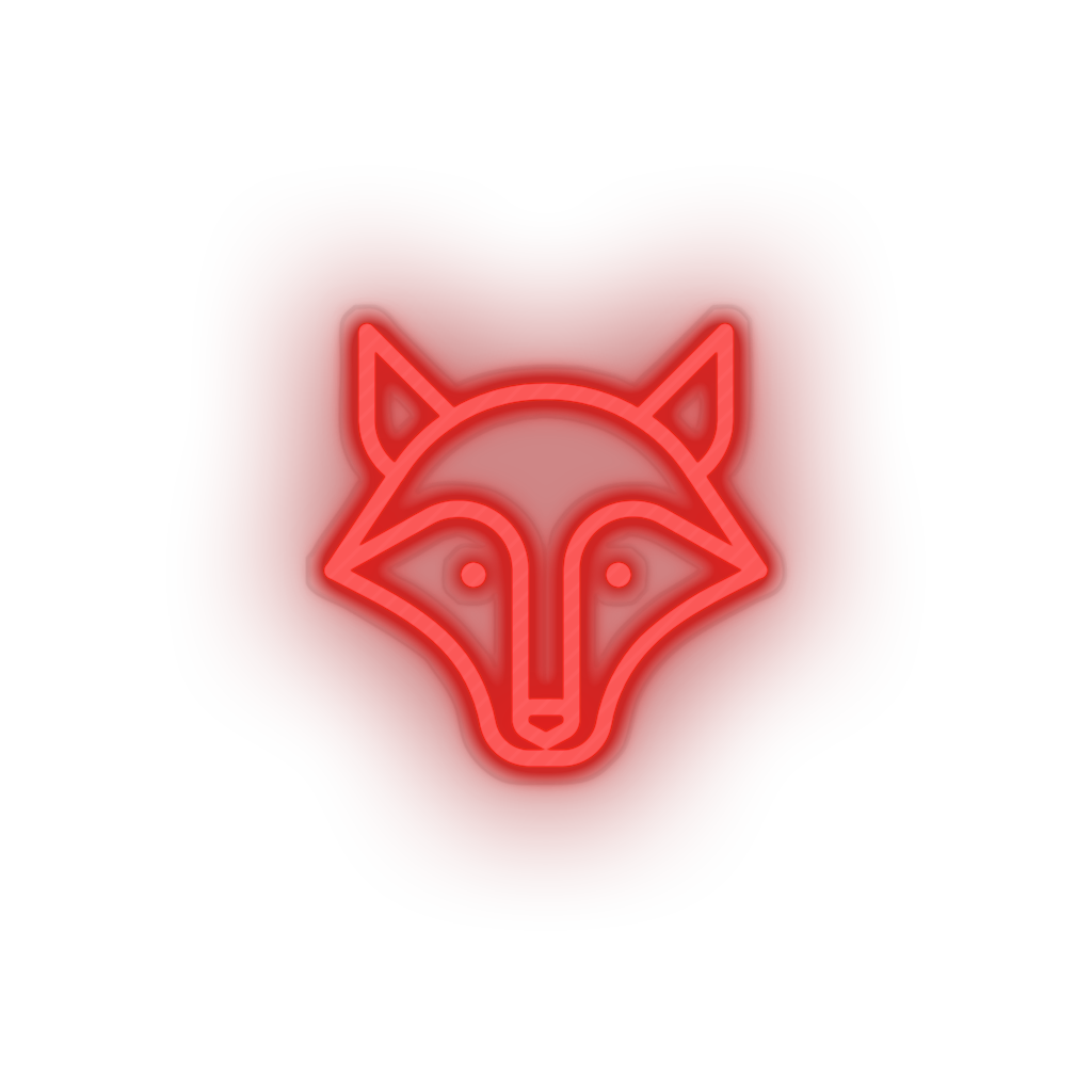 Fox Neon Sign - Animals Led Neon Decor – Neon Factory