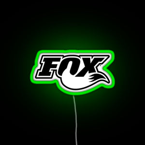 FOX MTB RGB neon sign green