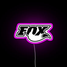Load image into Gallery viewer, FOX MTB RGB neon sign  pink