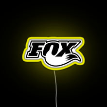 Load image into Gallery viewer, FOX MTB RGB neon sign yellow
