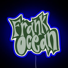 Load image into Gallery viewer, frank ocean RGB neon sign blue