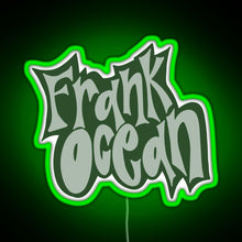 Load image into Gallery viewer, frank ocean RGB neon sign green