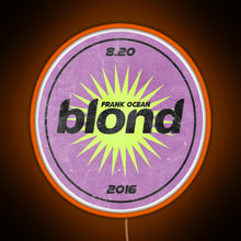 Load image into Gallery viewer, Fruit Sticker Blond RGB neon sign orange