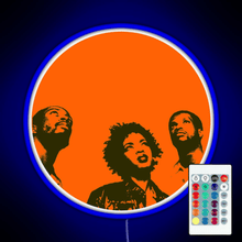 Load image into Gallery viewer, Fugees Minimal RGB neon sign remote