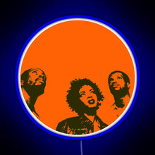 Load image into Gallery viewer, Fugees Minimal RGB neon sign blue