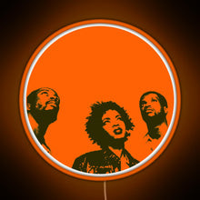 Load image into Gallery viewer, Fugees Minimal RGB neon sign orange