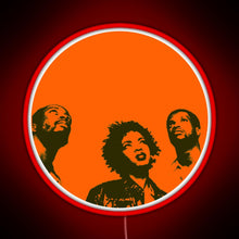 Load image into Gallery viewer, Fugees Minimal RGB neon sign red