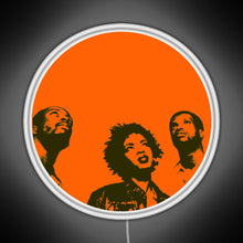 Load image into Gallery viewer, Fugees Minimal RGB neon sign white 