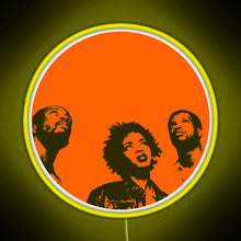 Load image into Gallery viewer, Fugees Minimal RGB neon sign yellow