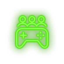 Load image into Gallery viewer, green game party video team controller led neon factory