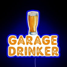 Load image into Gallery viewer, Garage Drinker RGB neon sign blue