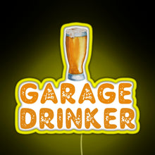 Load image into Gallery viewer, Garage Drinker RGB neon sign yellow