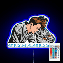 Load image into Gallery viewer, Get Busy Living RGB neon sign remote