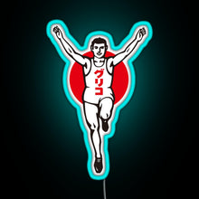 Load image into Gallery viewer, Glico Running Man RGB neon sign lightblue 
