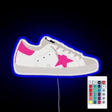Load image into Gallery viewer, Golden Goose Sneaker RGB neon sign remote