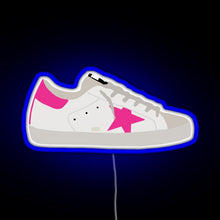 Load image into Gallery viewer, Golden Goose Sneaker RGB neon sign blue
