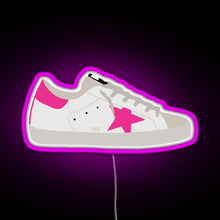 Load image into Gallery viewer, Golden Goose Sneaker RGB neon sign  pink