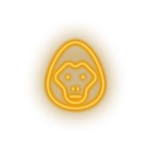 Load image into Gallery viewer, warm_white gorilla led animal cartoon fauna gorilla herbivore monkey zoo neon factory