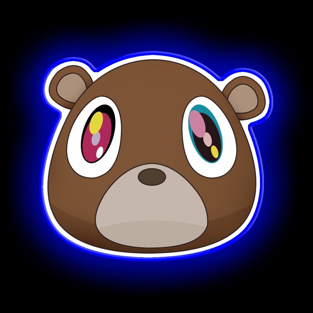 graduation bear neon led